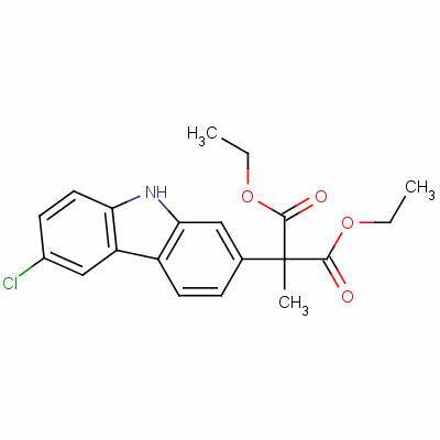 6-氯-2-咔唑-α-甲基丙二酸二乙酯