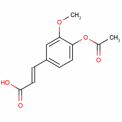 4-乙酰氧基-3-甲氧基肉桂酸