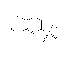 2,4-二氯-5-磺酰胺基苯甲酸