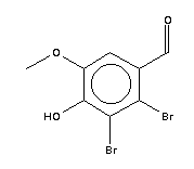 2,3-二溴-4-羟基-5-甲氧基苯甲醛