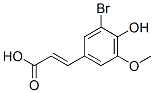 3-溴-4-羟基-5-甲氧基苯丙烯酸