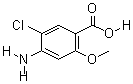 4-氨基-5-氯-2-甲氧基苯甲酸