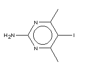 2-氨基-4,6-二甲基-5-碘嘧啶