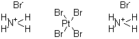 六溴铂(IV)酸铵